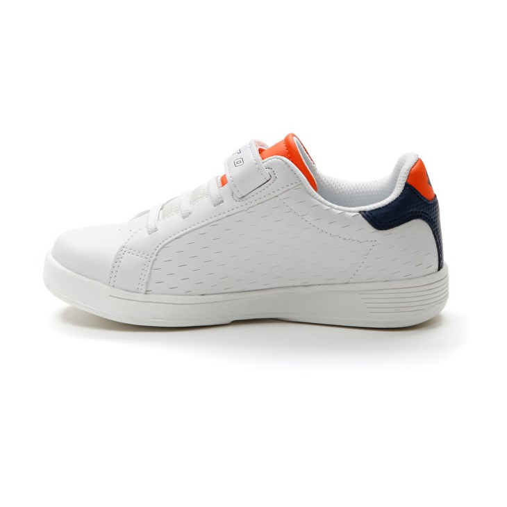 Kids' Lotto 1973 AMF Evo VI Fluo CL S Sports Shoes White | HJ484638N7