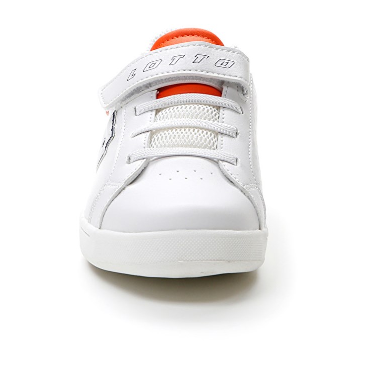 Kids' Lotto 1973 AMF Evo VI Fluo CL S Sports Shoes White | HJ484638N7