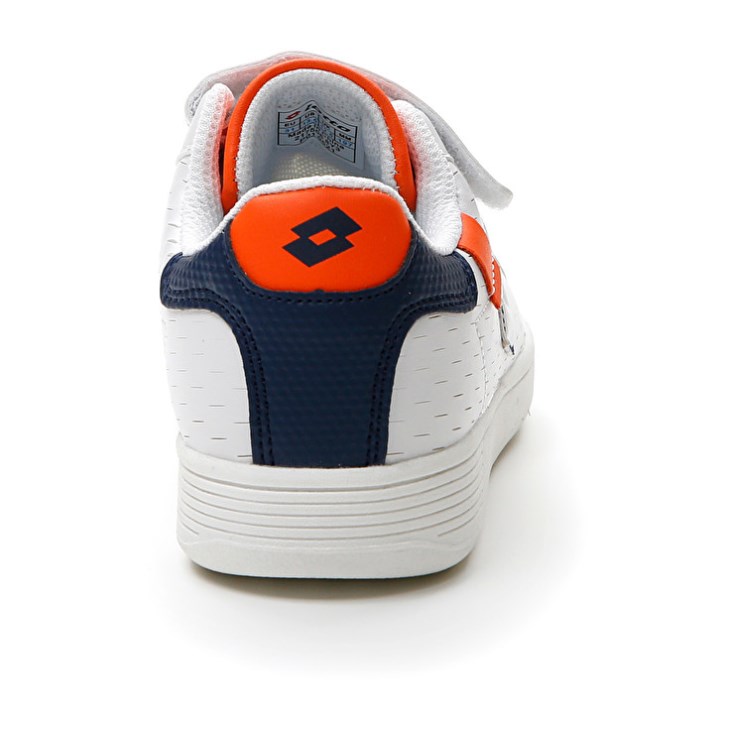 Kids' Lotto 1973 AMF Evo VI Fluo CL S Sports Shoes White | HJ484638N7
