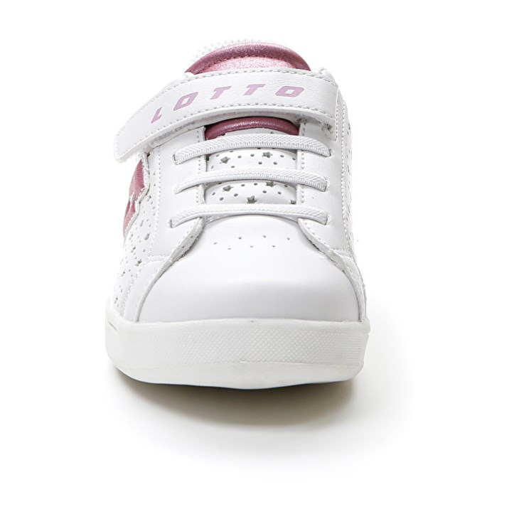 Kids' Lotto 1973 AMF Evo VI Glitter CL S Sports Shoes White | XL076067J6