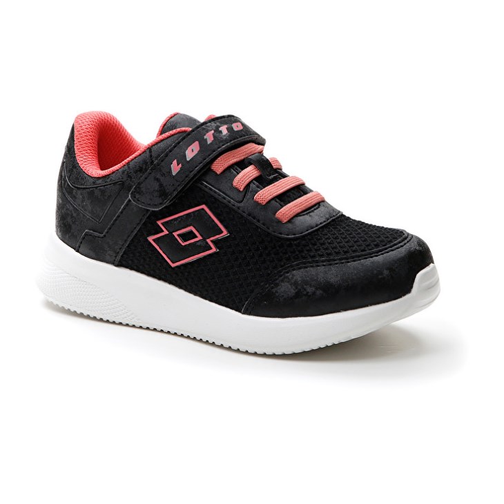Kids' Lotto Evolite AMF III CL S Sneakers Black / Coral | YM483718S0