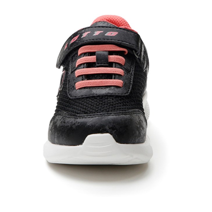 Kids' Lotto Evolite AMF III CL S Sneakers Black / Coral | YM483718S0