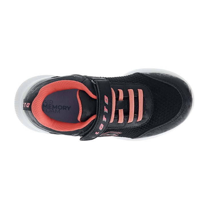 Kids' Lotto Evolite AMF III CL S Sneakers Black / Coral | YM483718S0