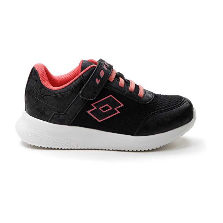 Kids' Lotto Evolite AMF III CL S Sneakers Black / Coral | YM483718S0