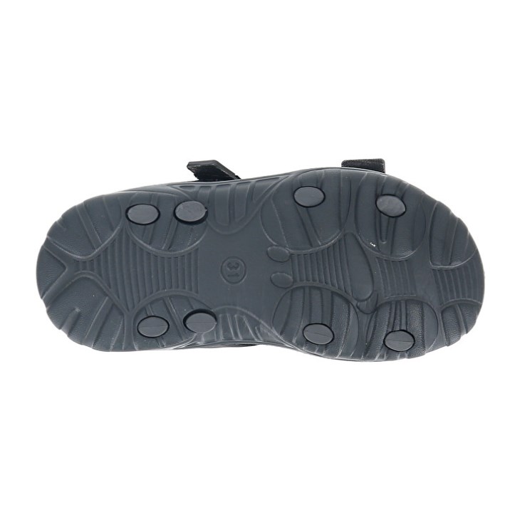 Kids' Lotto Las Rochas 1 CL Sandals Black / Yellow | UM451435L4