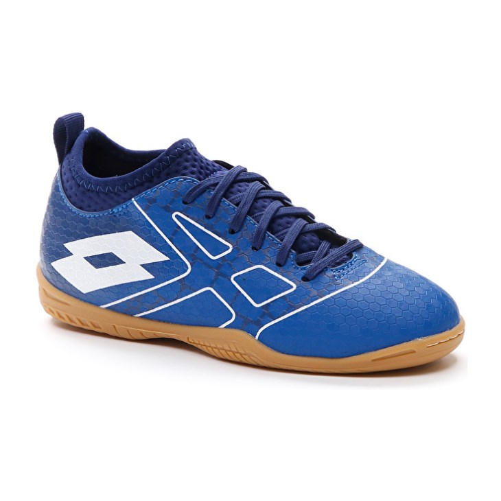 Kids' Lotto Maestro 700 III ID JR Football Boots Blue / White / Blue | HZ557535C2