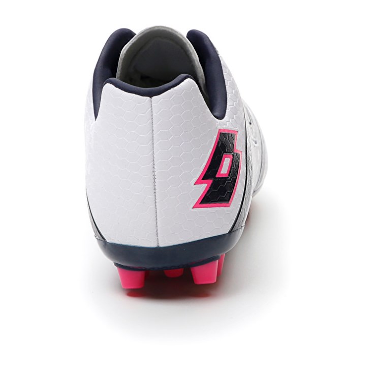 Kids' Lotto Maestro 700 IV AGM JR Soccer Shoes Wgite / Black / Red | GP324812E7