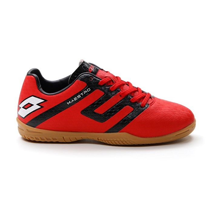 Kids' Lotto Maestro 700 IV ID JR Football Boots Red / Black | YZ686338P9