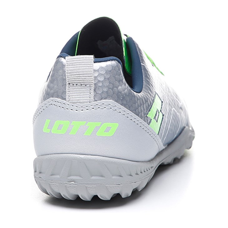 Kids' Lotto Maestro 700 TF JR Soccer Shoes Silver / Blue / Green | NH840934S5