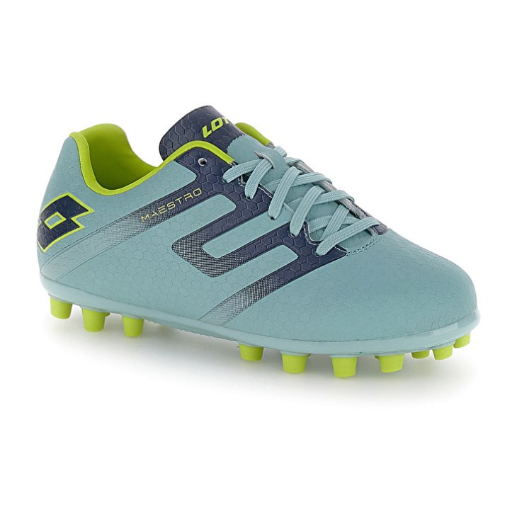 Kids' Lotto Maestro 700 V AGM JR Football Boots Green / Blue | VU874737S1