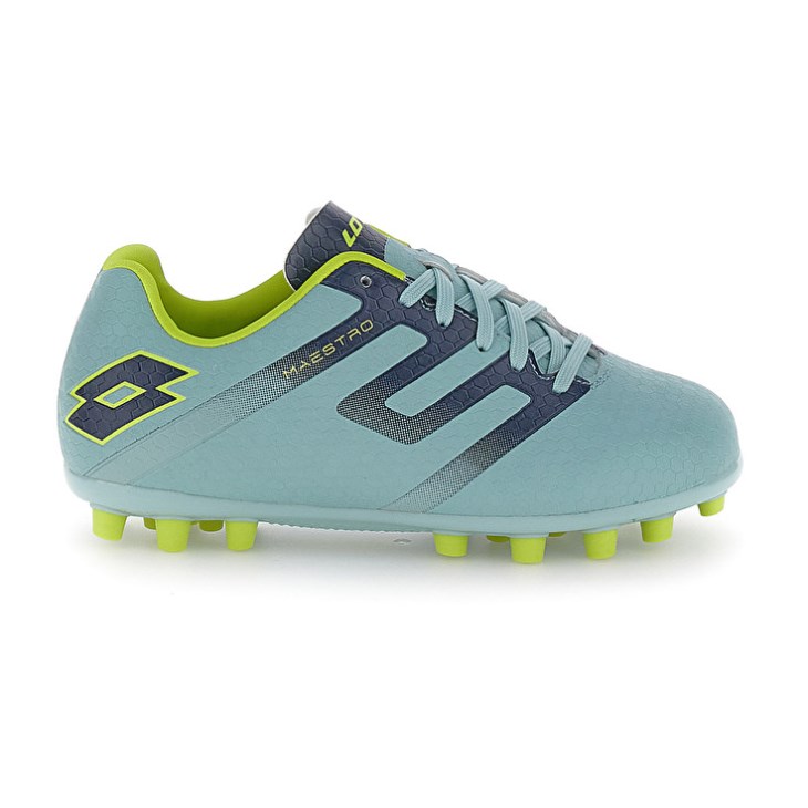 Kids' Lotto Maestro 700 V AGM JR Football Boots Green / Blue | VU874737S1