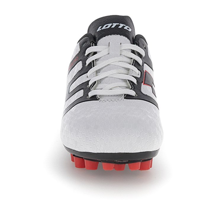 Kids' Lotto Maestro 700 V AGM JR Soccer Shoes White / Black / Red | UJ360246U4