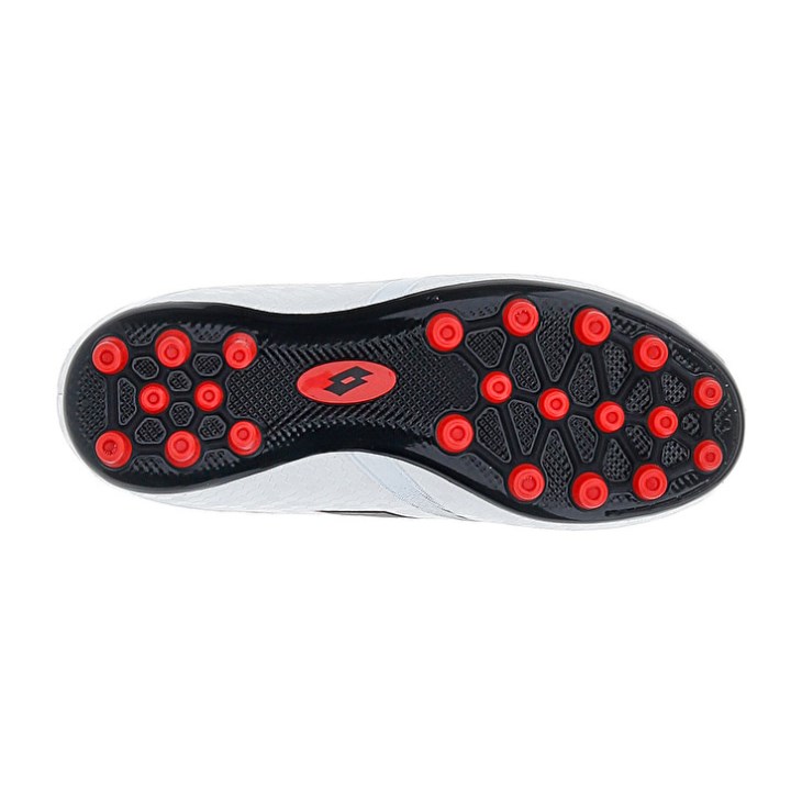Kids' Lotto Maestro 700 V AGM JR Soccer Shoes White / Black / Red | UJ360246U4