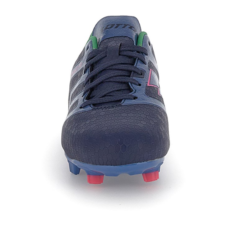 Kids' Lotto Maestro 700 V FG AGM JR Soccer Shoes Navy Blue | DK271097E8
