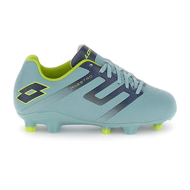 Kids' Lotto Maestro 700 V FG JR Football Boots Green / Blue | PA572407V9