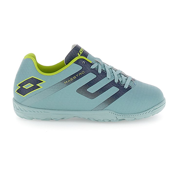 Kids' Lotto Maestro 700 V TF JR Football Boots Green / Blue | LO332283F8
