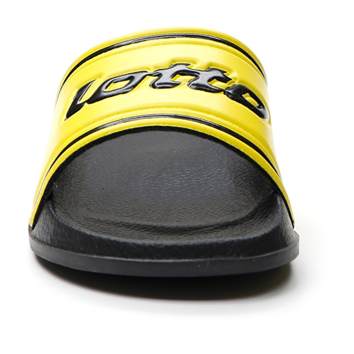 Kids' Lotto Midway IV CL Slides Black / Yellow | UL562926K6