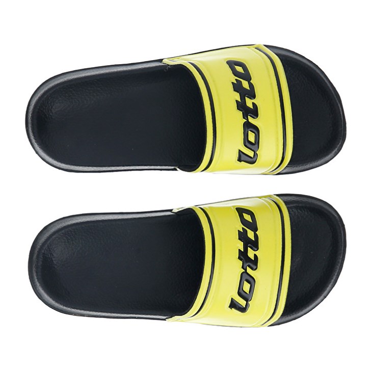 Kids' Lotto Midway IV CL Slides Black / Yellow | UL562926K6