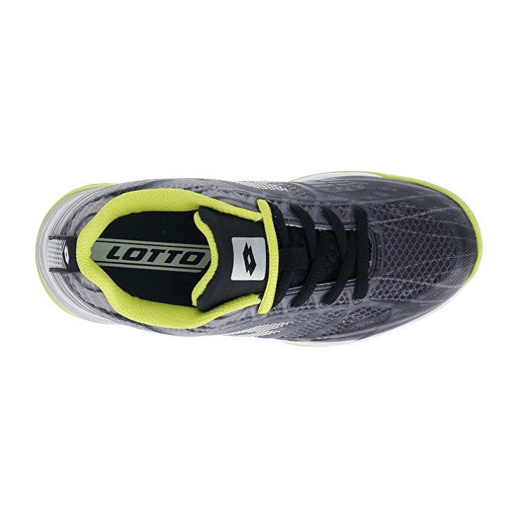 Kids' Lotto Mirage 300 ALR JR Tennis Shoes Black / White / Green | PC508050S4