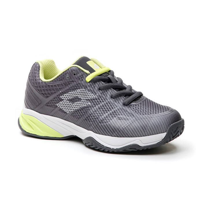 Kids' Lotto Mirage 300 III ALR JR Tennis Shoes Dark Grey / White / Green | AR353775B1
