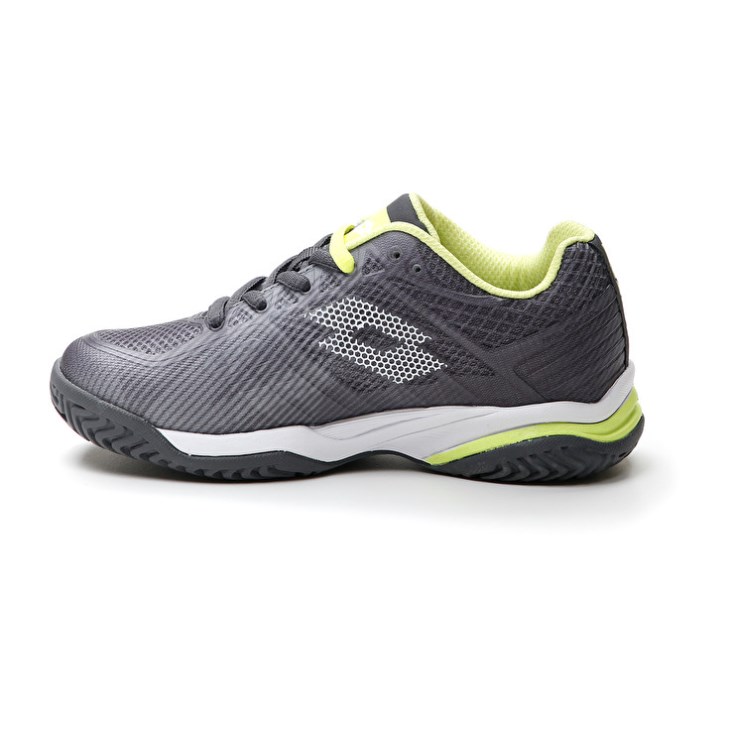 Kids' Lotto Mirage 300 III ALR JR Tennis Shoes Dark Grey / White / Green | AR353775B1