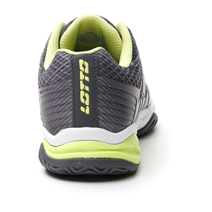 Kids' Lotto Mirage 300 III ALR JR Tennis Shoes Dark Grey / White / Green | AR353775B1