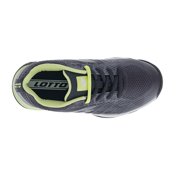 Kids' Lotto Mirage 300 III ALR JR Tennis Shoes Dark Grey / White / Green | AR353775B1