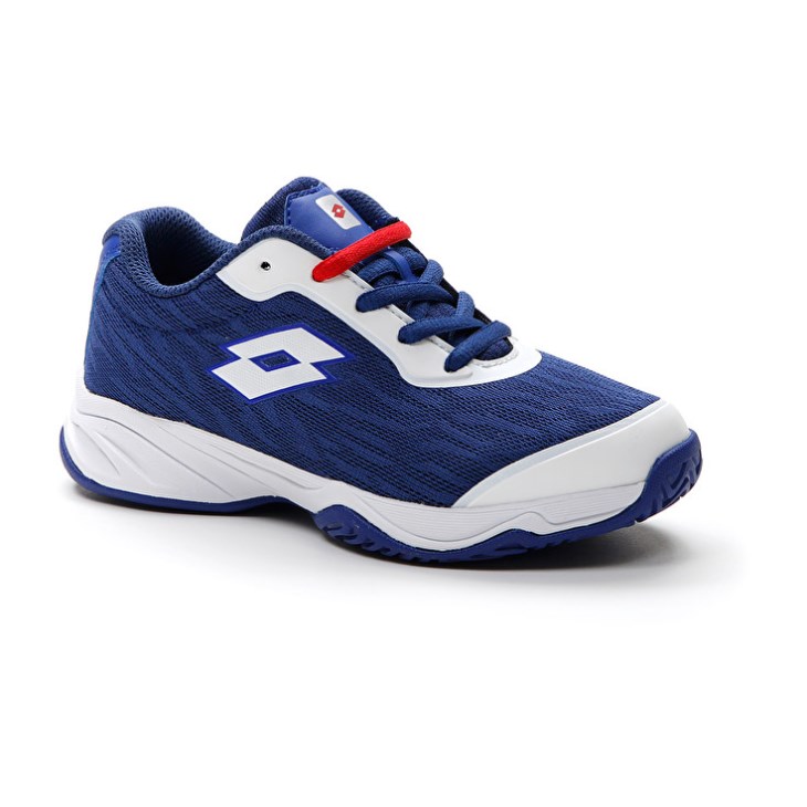 Kids' Lotto Mirage 600 ALR JR Tennis Shoes Blue / White / Blue | XE139403C9
