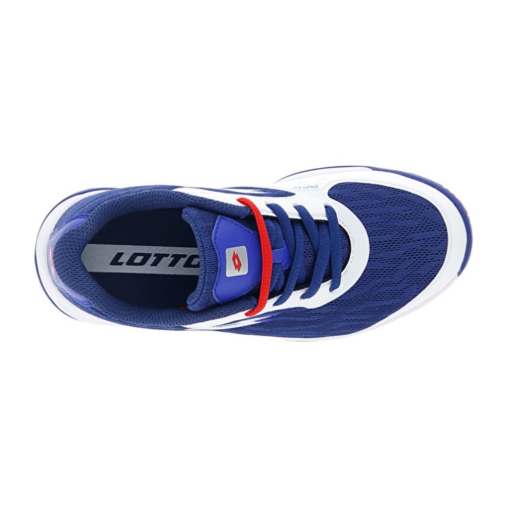 Kids' Lotto Mirage 600 ALR JR Tennis Shoes Blue / White / Blue | XE139403C9