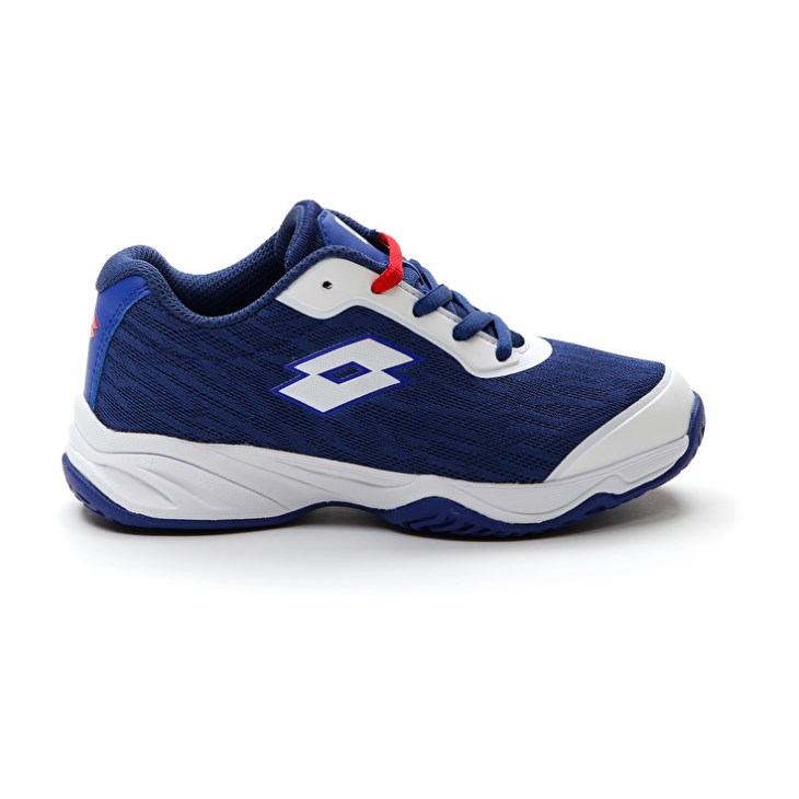 Kids' Lotto Mirage 600 ALR JR Tennis Shoes Blue / White / Blue | XE139403C9