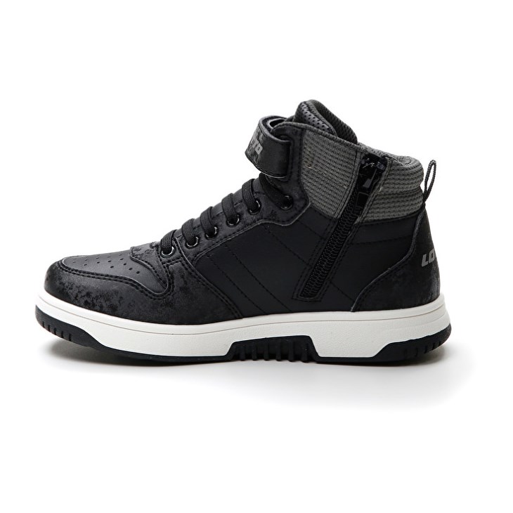 Kids' Lotto Rocket AMF III Mid Stud CL S Basketball Shoes Black | IO434543V8