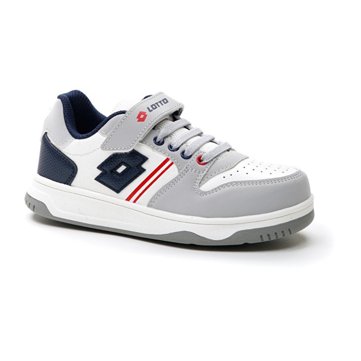 Kids' Lotto Rocket AMF II CL S Basketball Shoes White / Grey | CY808450A2