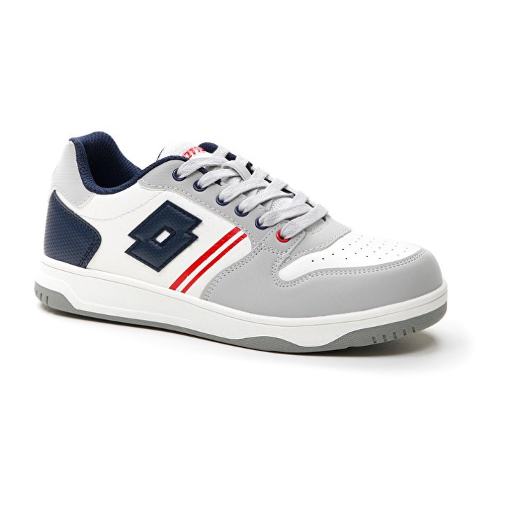 Kids' Lotto Rocket AMF II JR Basketball Shoes White / Navy | XQ325432N1