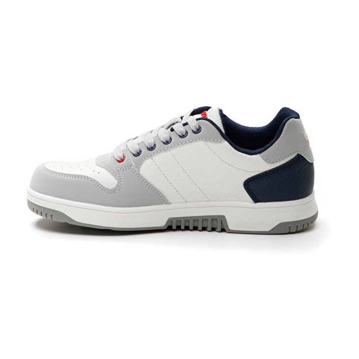 Kids' Lotto Rocket AMF II JR Basketball Shoes White / Navy | XQ325432N1