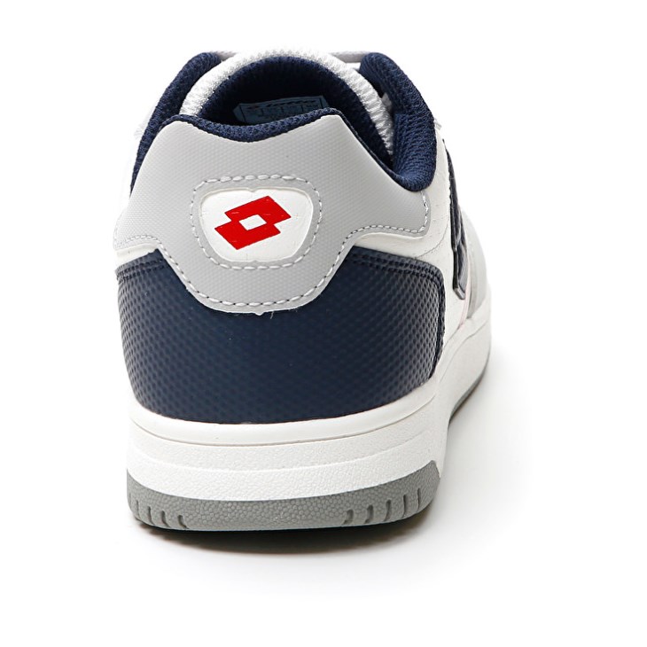 Kids' Lotto Rocket AMF II JR Basketball Shoes White / Navy | XQ325432N1