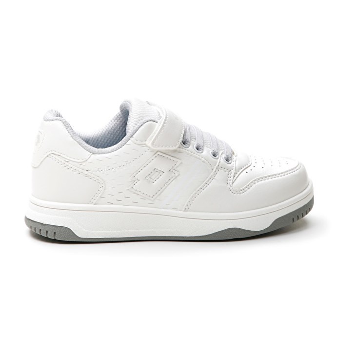 Kids' Lotto Rocket AMF II Lth CL S Basketball Shoes White | UY277327U6