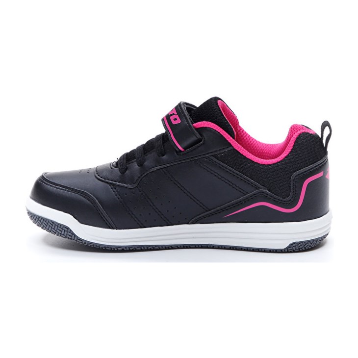 Kids' Lotto Set Ace AMF Xiv CL SL Sports Shoes Black / Fuchsia | XY431633J9