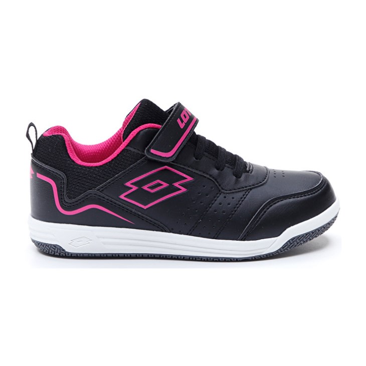 Kids' Lotto Set Ace AMF Xiv CL SL Sports Shoes Black / Fuchsia | XY431633J9