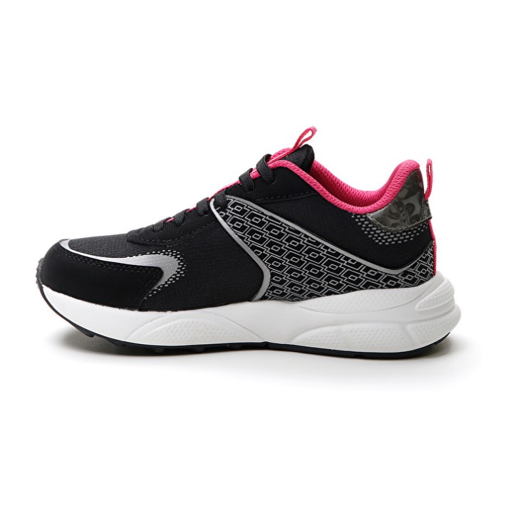 Kids' Lotto Sirius AMF CL Sneakers Black / Pink | QN692379D6