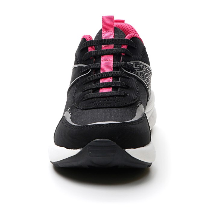 Kids' Lotto Sirius AMF CL Sneakers Black / Pink | QN692379D6
