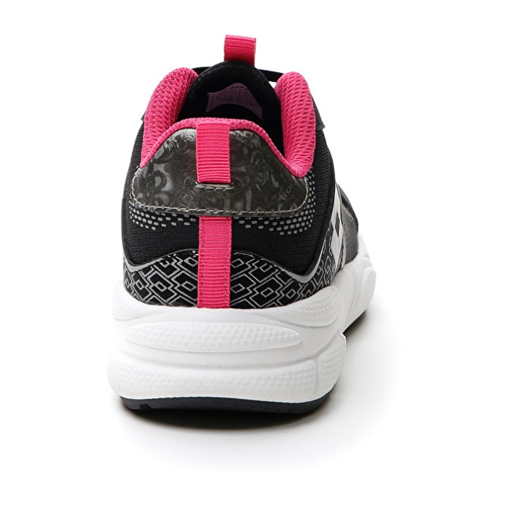 Kids' Lotto Sirius AMF CL Sneakers Black / Pink | QN692379D6