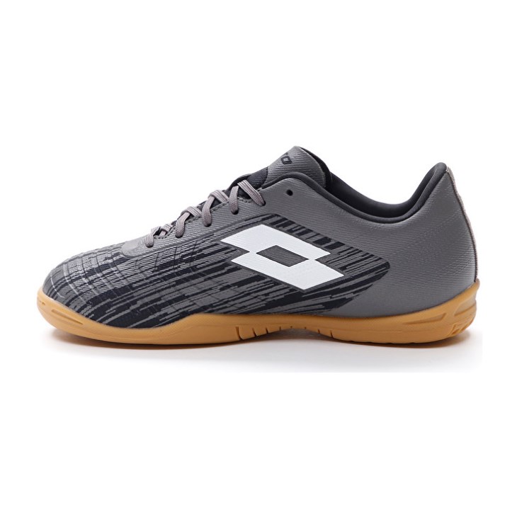 Kids' Lotto Solista 700 III ID JR Football Boots Black / White / Grey | TZ973667Q9