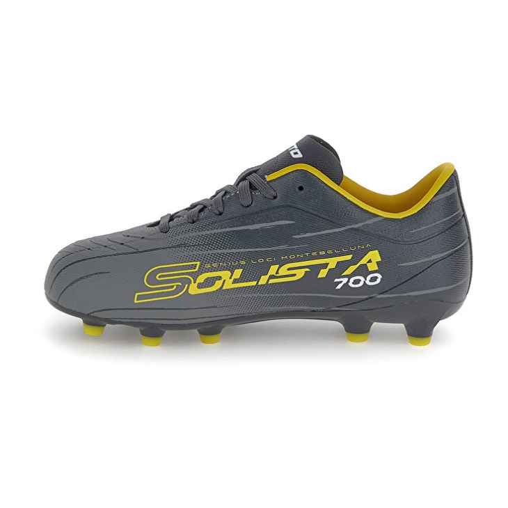 Kids' Lotto Solista 700 Ix FG JR Football Boots Grey | NE548884U7