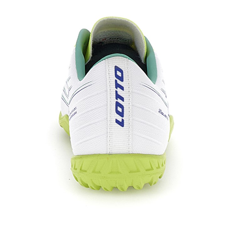 Kids' Lotto Solista 700 VIII TF JR Soccer Shoes White / Green Yellow | JE638293J2