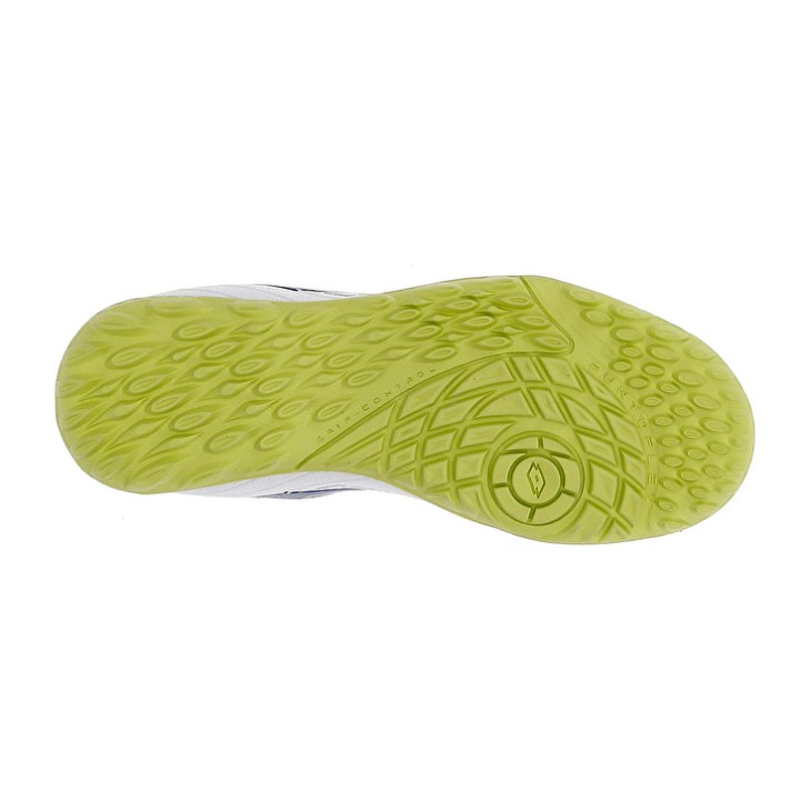 Kids' Lotto Solista 700 VIII TF JR Soccer Shoes White / Green Yellow | JE638293J2