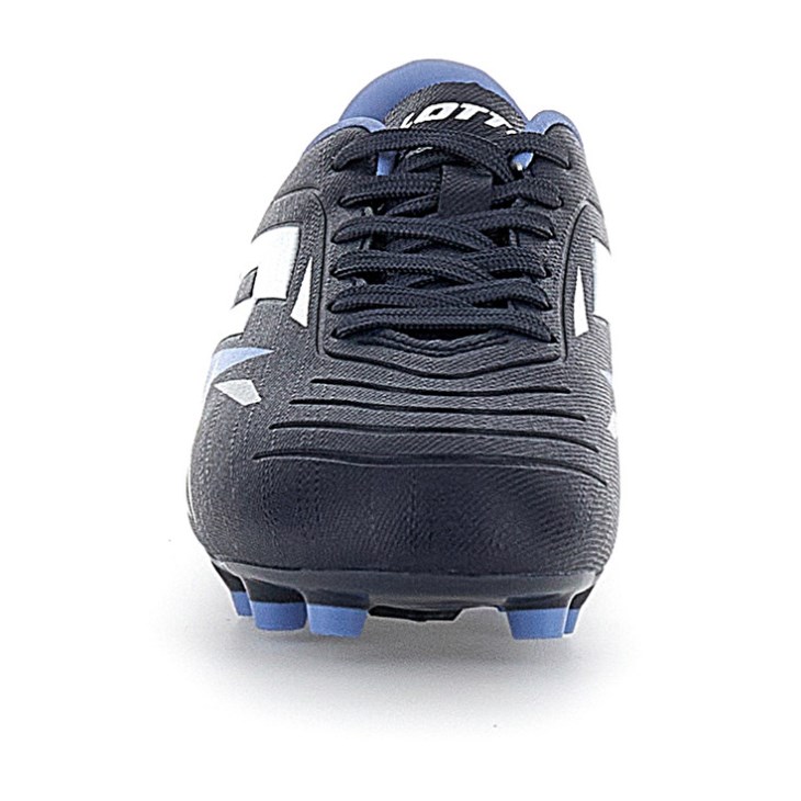 Kids' Lotto Solista 700 VI FG JR Soccer Shoes Navy Blue / White / Blue | MS916051I9