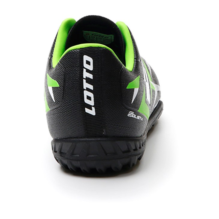 Kids' Lotto Solista 700 VI TF JR Soccer Shoes Black / Green | XG168806G1
