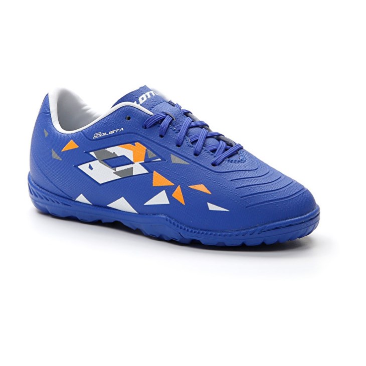 Kids' Lotto Solista 700 V TF JR Soccer Shoes Blue | GH394189J1