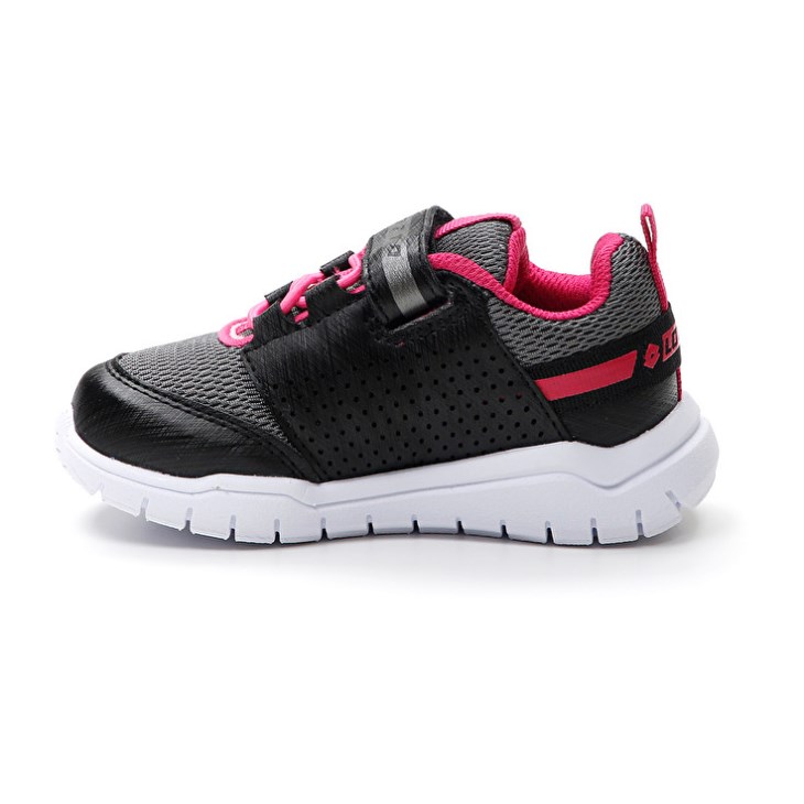 Kids' Lotto Spacelite AMF INF S Sports Shoes Black / Grey / Rose | DD193159X1