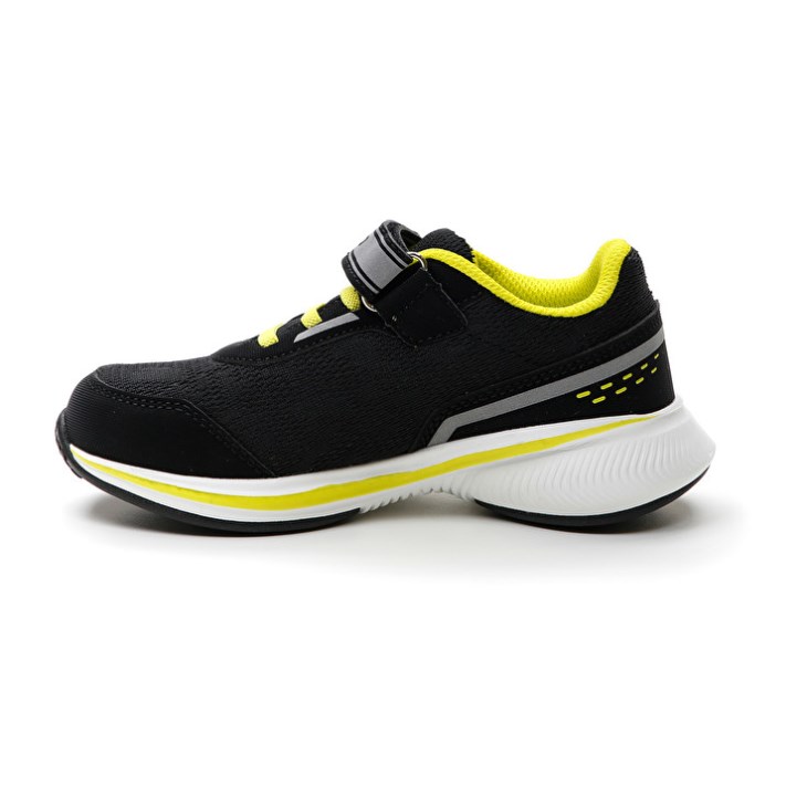 Kids' Lotto Speedevo 600 AMF CL S Running Shoes Black / Grey / Green | XN592849Z7